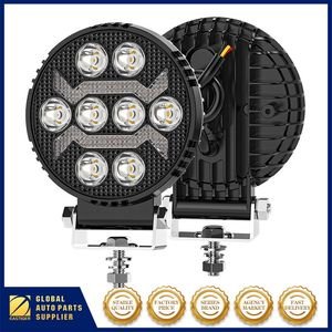 4" Round DRL with Daytime Running Lights Flashing Mode Modified Work Lights off-Road Spotlights