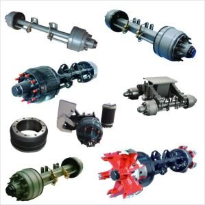 Axle Trailer Axle 13t-20t for Fuwa for BPW for York for Trailer