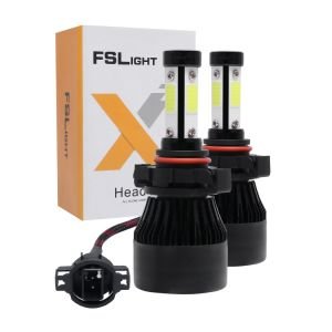 X7 High Power 4-Side H4 LED H7 H11 LED H1 Auto Car 36W 8000lm 6500K 9005 H3 9006 Automobile Headlight Bulb COB Lamp